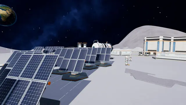 Moon Sweepers screenshot illustrating make the economy pay